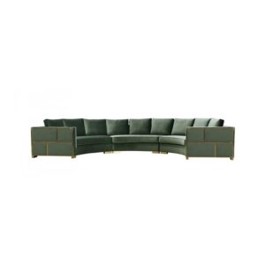 green-velvet-arc-sectional-sofa-with-circular-ottoman-royalwood1