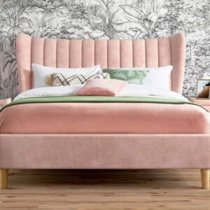 knox-velvet-finish-pink-upholstered-bed-without-storage-royalwood2